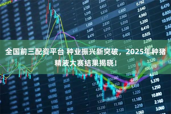 全国前三配资平台 种业振兴新突破，2025年种猪精液大赛结果揭晓！