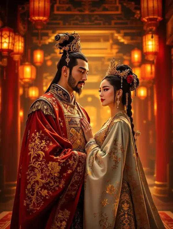 《长安夜宴图》古装短剧封面